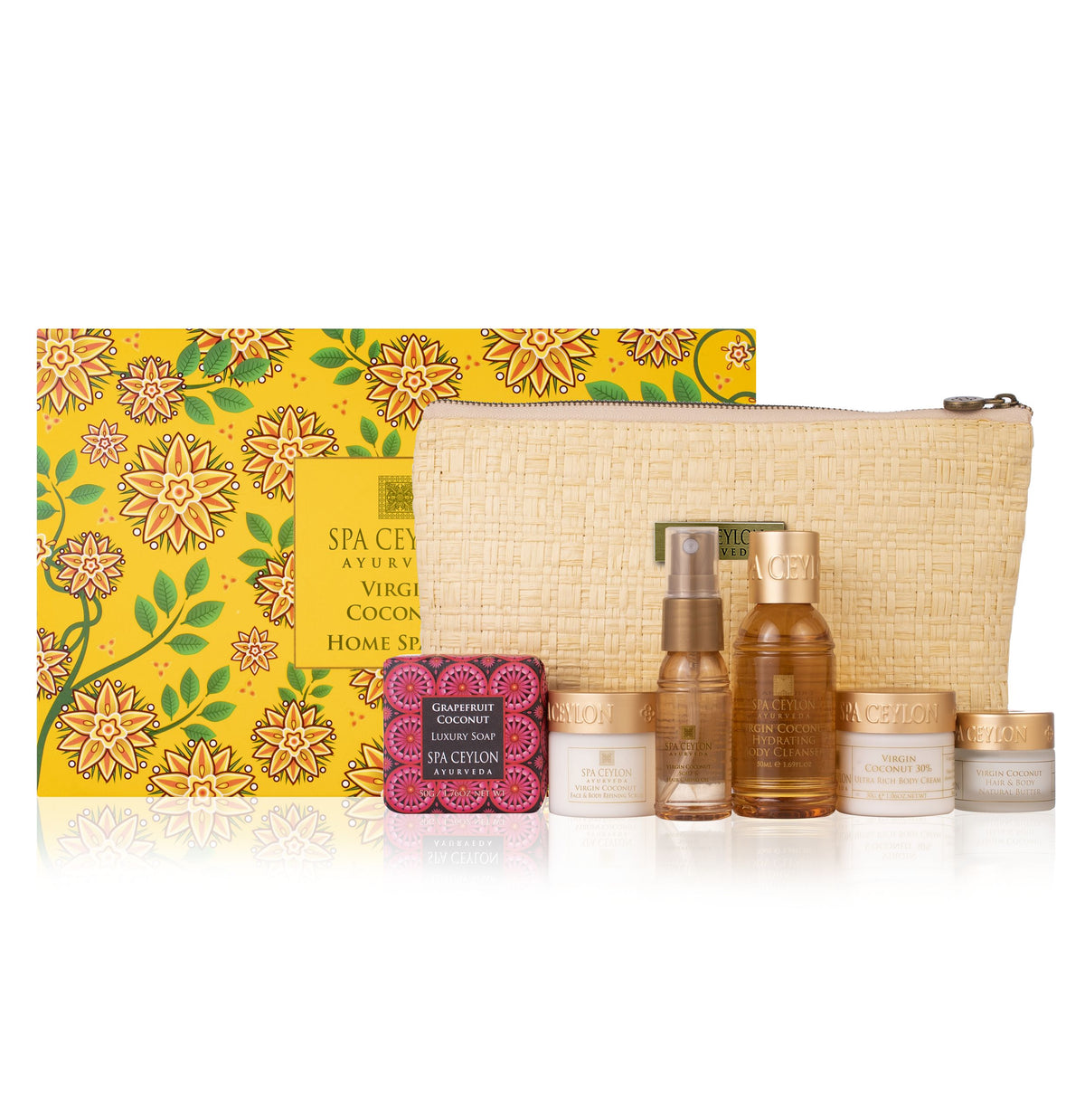 DJEVIČANSKI KOKOS HOME SPA SET