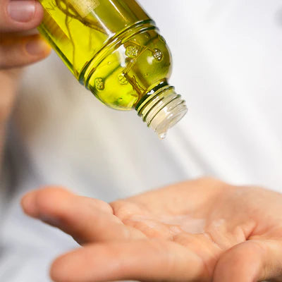Calming Massage: Warm in oil warmer & massage all over body with long gentle strokes & leave on.
