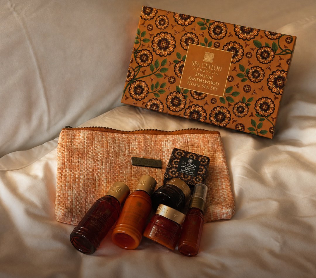 Home Spa Set: kutija, pletena torbica i šest proizvoda